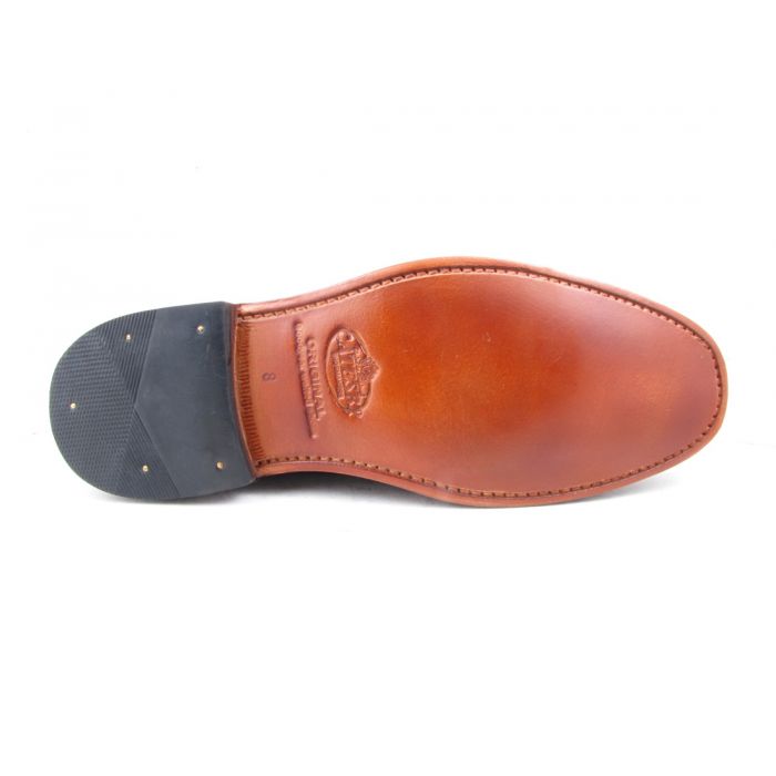 Leather Sole with 1/4' Rubber Heel Tip